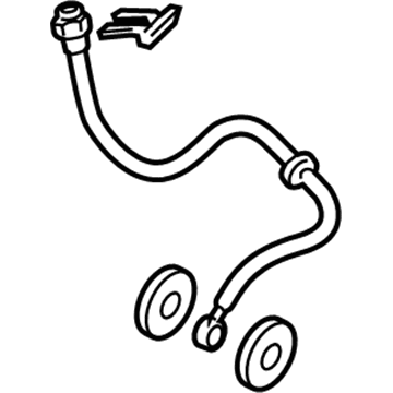 Acura 01464-TY2-A02 Set, Front Brake Hose