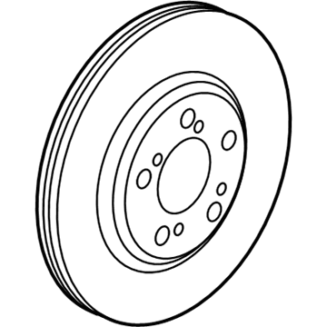 Acura 45251-TY2-A01 Disk, Front Brake (17"