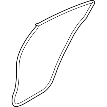 Mopar 5074521AA WEATHERSTRIP-Rear Door Mounted