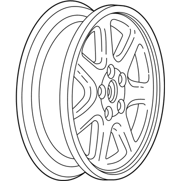 GM 9593846 Wheel, Alloy