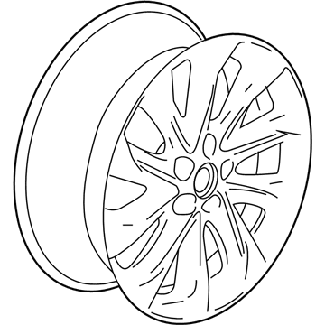 GM 84193511 Wheel, Alloy