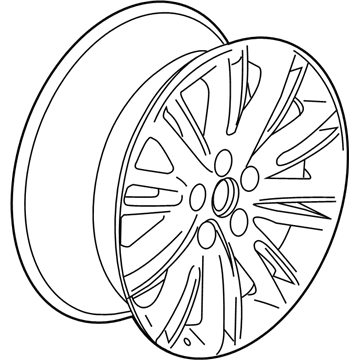 GM 22875497 Wheel, Alloy