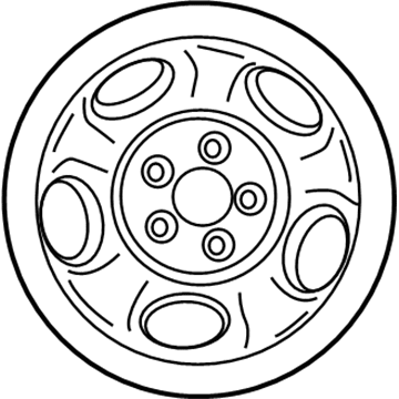 Mopar 52057939AC Steel Wheel