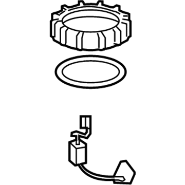 Acura 17050-TZ7-A01 Set, Sub Side Mete