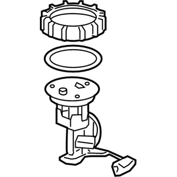 Acura 17049-TZ7-A10 Module Assembly, Fuel (Sub)