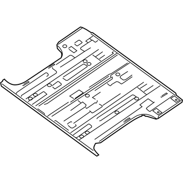 Nissan 74514-1PB0A Floor-Rear, Rear