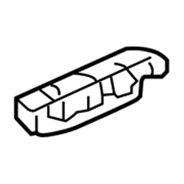 Acura 71198-S6M-003 Spacer, Left Front Bumper Side