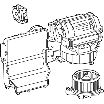 Toyota 87130-08112 Blower Assembly