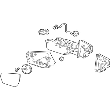 GM 84626243 Mirror Assembly