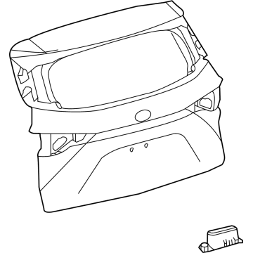 Toyota 67005-08170 Lift Gate