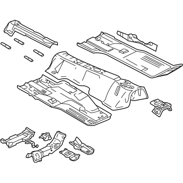 Ford 3W6Z-7611135-AA Front Floor Pan