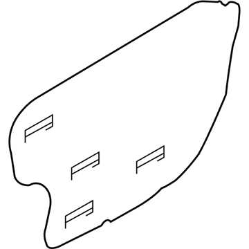 Kia 823923F001 Seal-Front Door Trim, RH
