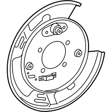 Lexus 46503-48040 Plate Sub-Assy, Parking Brake, RH