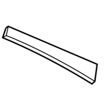 Lexus 75761-75011 MOULDING, Rear Door Window Frame