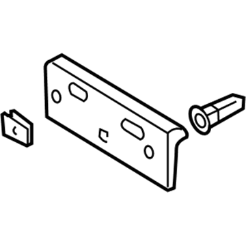 Nissan 96210-5Y700 Bracket-Licence Plate