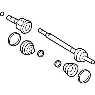 Ford 7L2Z-4K138-A Axle Assembly