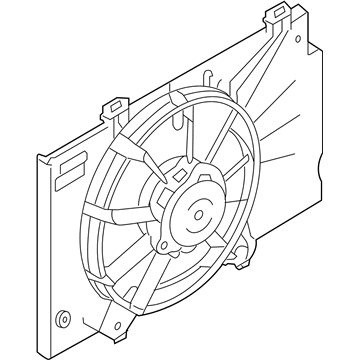 Ford C1BZ-8C607-WF Fan Assembly