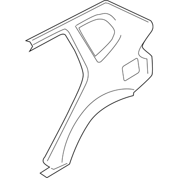 BMW 41-00-2-993-127 Left Rear Side Panel