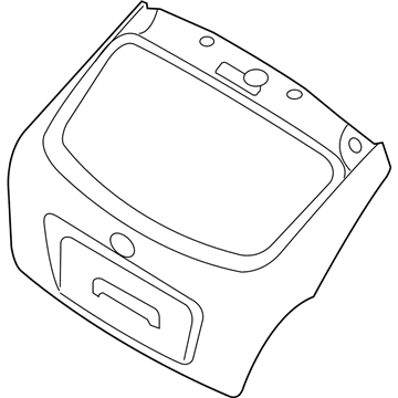 Hyundai 73700-1E211 Panel Assembly-Tail Gate