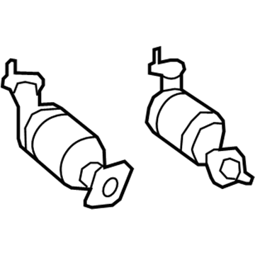 GM 95711581 Converter & Pipe