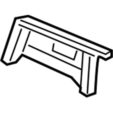 Honda 74671-TR3-A00ZZ Gusset, RR. Floor Crossmember (Upper)
