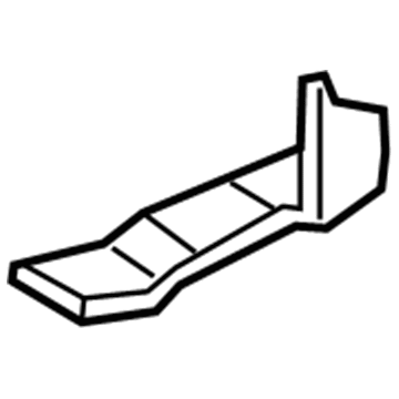 Honda 65513-TR0-A00ZZ Stiffener, RR. Jack