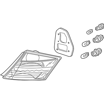 Honda 33550-TE0-A11 Taillight Assy., L.