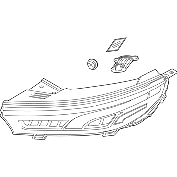 Hyundai 92208-S8010 Lamp Assembly-Day Running Light, RH