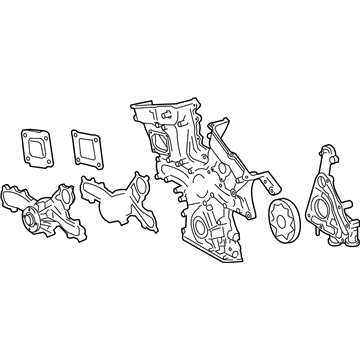 Lexus 11310-31080 Cover Assy, Timing Chain