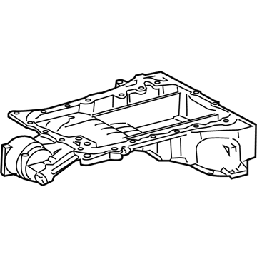 Lexus 12101-31250 Pan Sub-Assembly, Oil, N