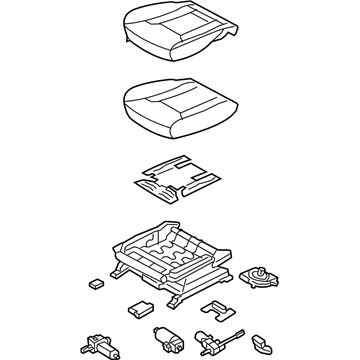 Hyundai 88100-3V510-XBC Cushion Assembly-FR Seat, Driver