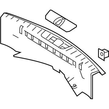 Ford BB5Z-7842624-CC Sill Plate