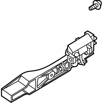 Infiniti 80611-CG005 Bracket-Outside Handle, LH