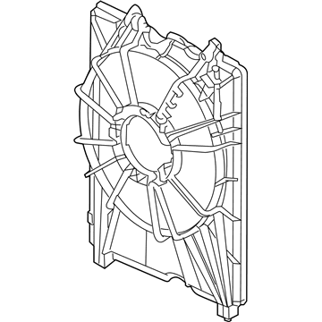 Acura 19015-5YF-A02 Shroud Complete