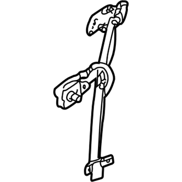Mopar 5008038AJ Front Door Window Regulator