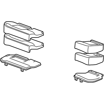 GM 15923354 Cushion Asm-Rear Seat *Neutral L