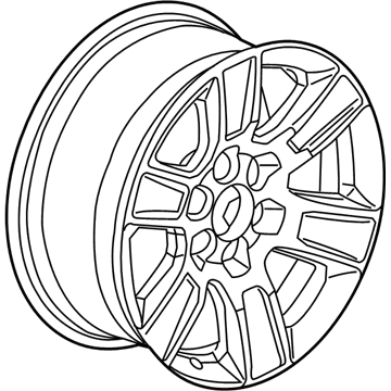 GM 22963360 Wheel, Alloy