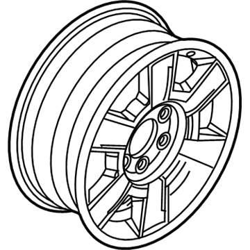 Ford FL3Z-1007-M Wheel, Alloy