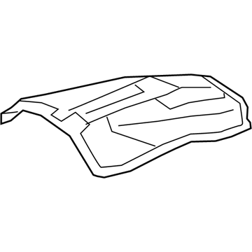 BMW 51-48-7-158-416 Heat Insulation, Tunnel