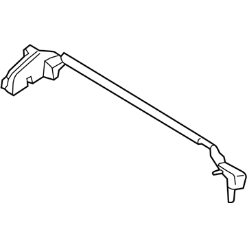 BMW 51-35-7-352-842 Inner Weatherstrip, Rear Right Door