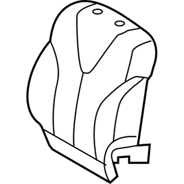 Toyota 71074-06A20-B1 Seat Back Cover