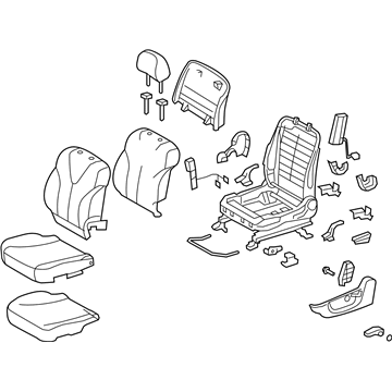 Toyota 71200-33G42-B0 Seat Assembly