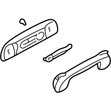 GM 10349804 Lamp Asm-Roof Rail Courtesy & Reading *Neutral L