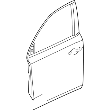 Acura 67050-TZ5-A80ZZ Panel, Left Front Door (Dot)