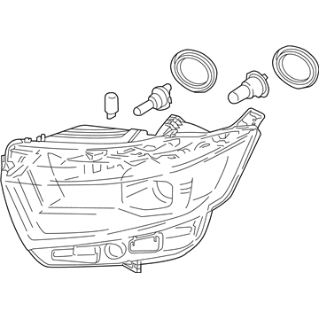 Ford FT4Z-13008-A Composite Headlamp