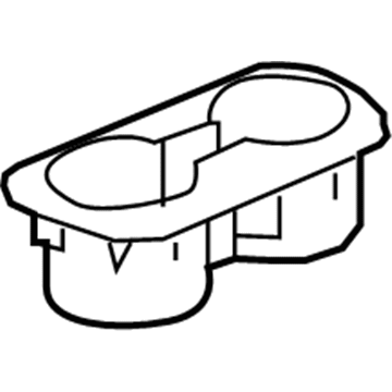 Honda 81176-SWA-A01ZA Holder Assy., Cup *Tblack* (BLACK)