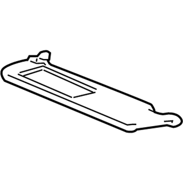 Hyundai 85210-0W120-SH Sun Visor Assembly, Left
