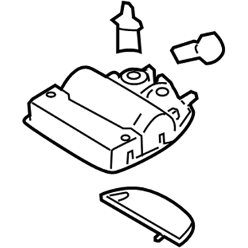 Hyundai 92800-0W600-SH Overhead Console Lamp Assembly