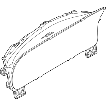 Ford LC5Z-10849-AA Cluster Assembly