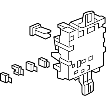 Honda 38210-SHJ-A01 Box Assembly, Fuse (Passenger Side)